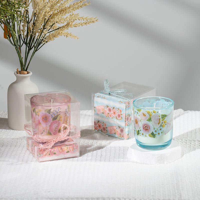 Vonné svíčky ke dni matek kulatý skleněný kelímek - výrobce sójových svíček Eco