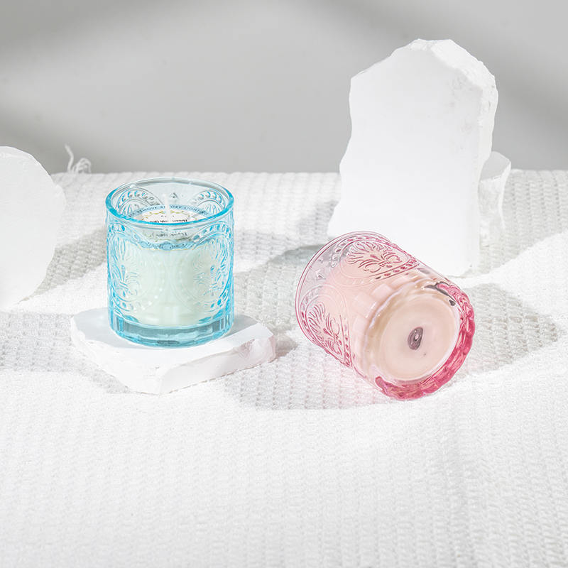 Elegantní skleněná lahvička ke Dni matek vonná svíčka - výrobce svíček ze sójového vosku