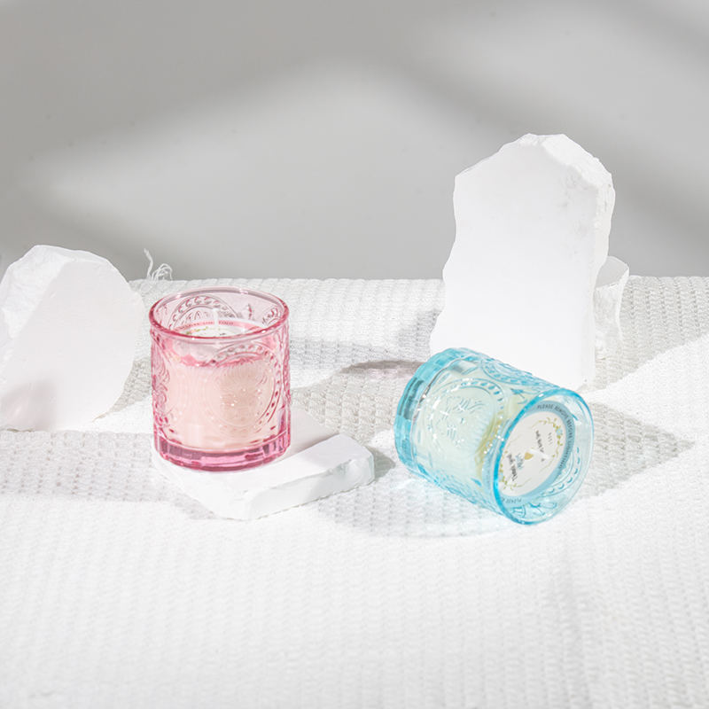 Elegantní skleněná lahvička ke Dni matek vonná svíčka - výrobce svíček ze sójového vosku