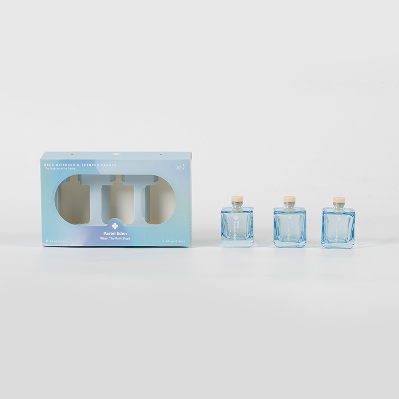 Sada 3ks čtvercového rákosového difuzéru na láhev-3ks aroma sada