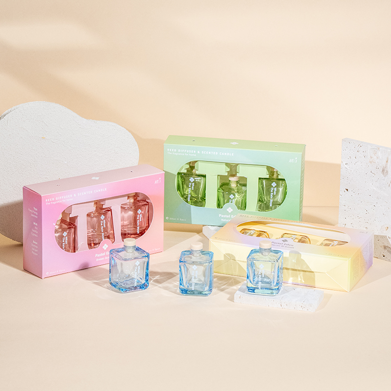 Sada 3ks čtvercového rákosového difuzéru na láhev-3ks aroma sada