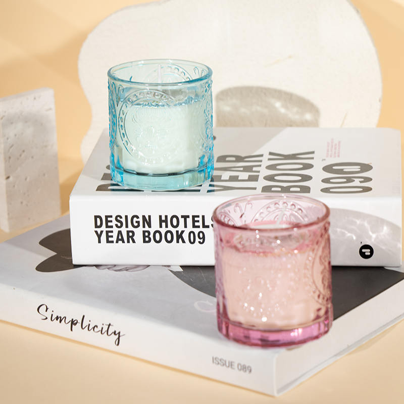 Elegantní skleněná lahvička ke Dni matek vonná svíčka - výrobce svíček ze sójového vosku